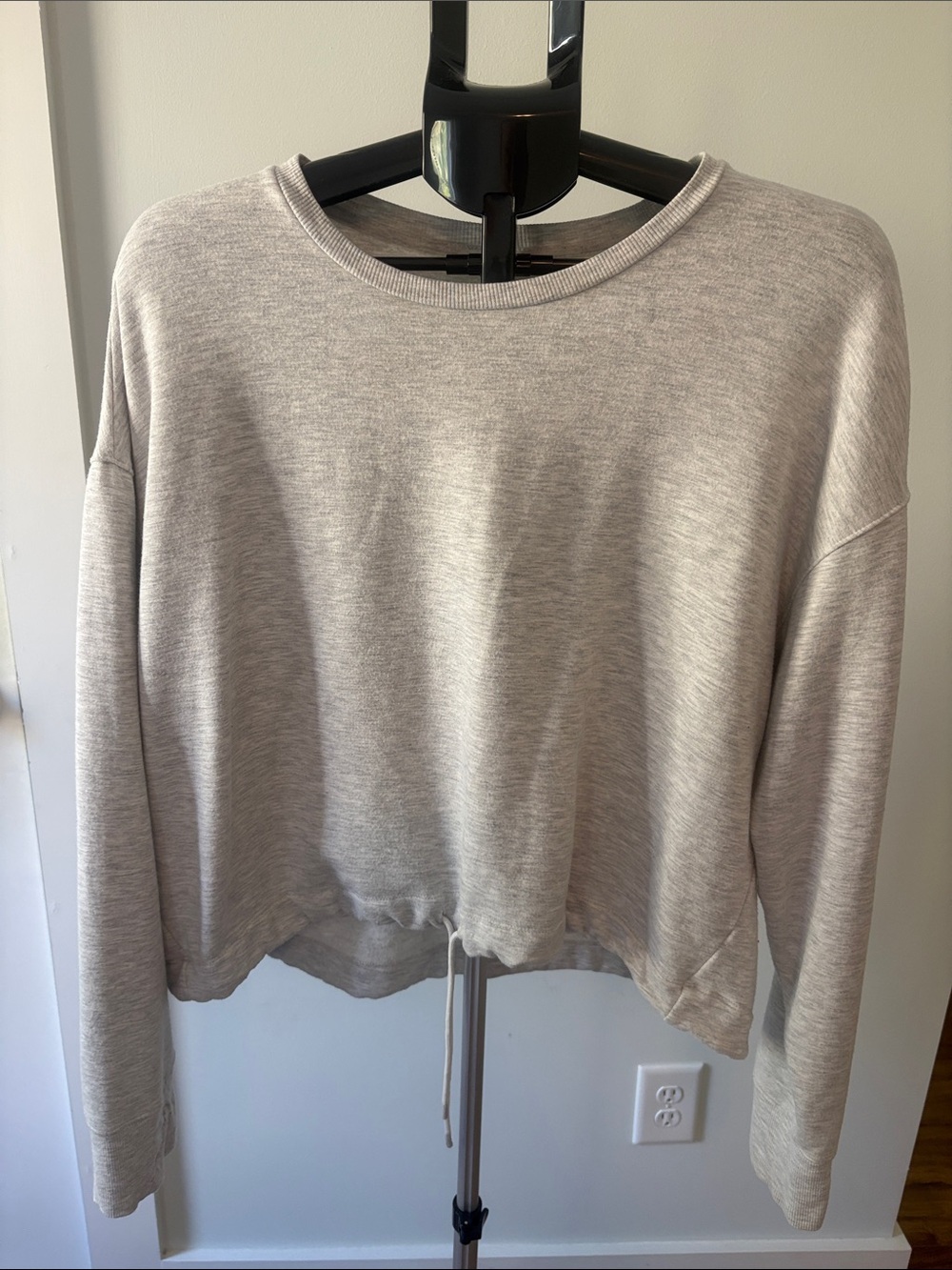 Women's Lightweight Crewneck Sweatshirt - Heather Grey